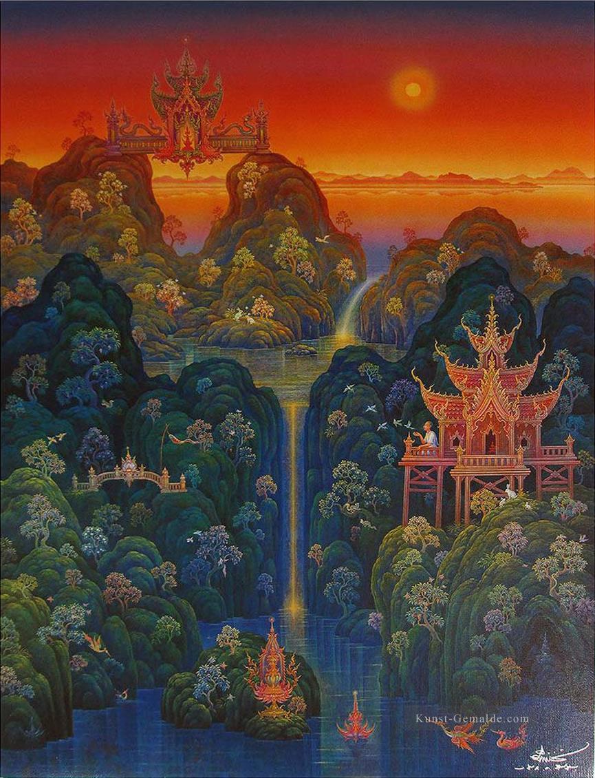 contemporary Buddhism fantasy 006 CK Buddhism Ölgemälde